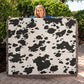 Stay Warm and Stylish with a Cow Print Blanket