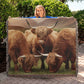 Stay Warm and Stylish with a Cow Print Blanket