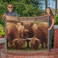Stay Warm and Stylish with a Cow Print Blanket