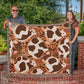 Stay Warm and Stylish with a Cow Print Blanket