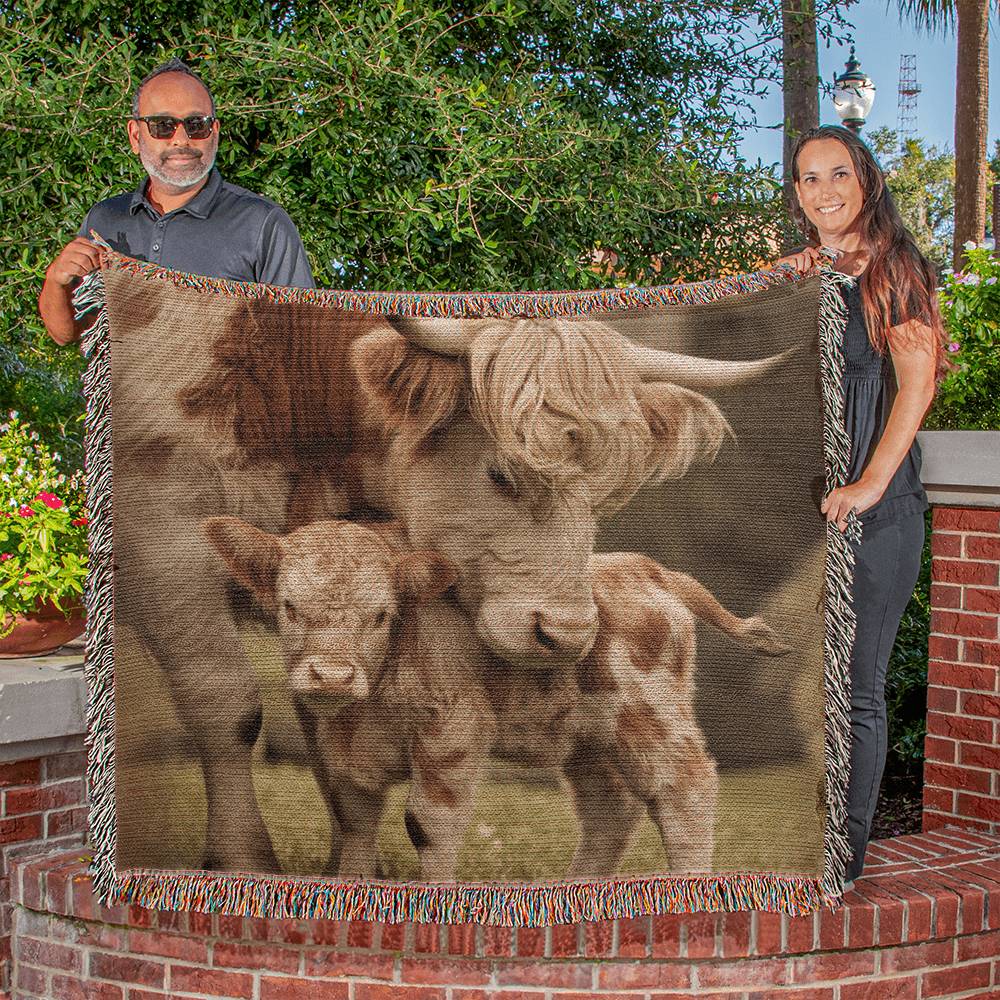 Stay Warm and Stylish with a Cow Print Blanket