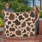 Stay Warm and Stylish with a Cow Print Blanket