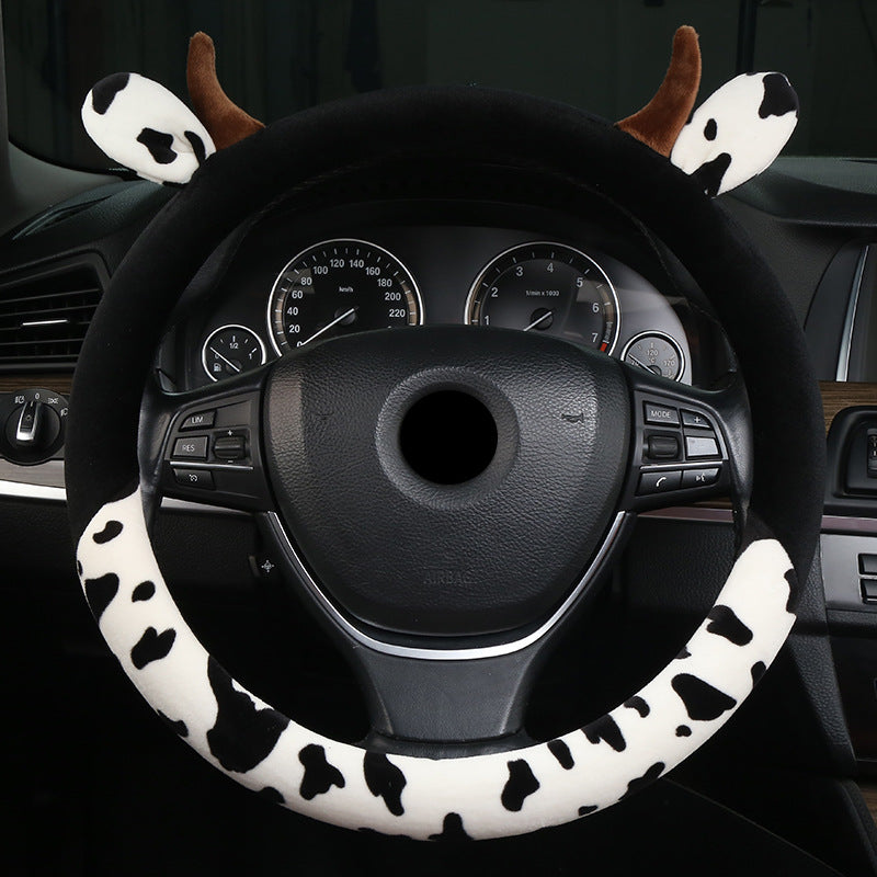 Plush Cute Car Steering Wheel Cover